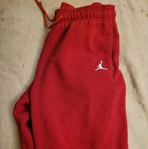 Nike sweatpants  size m red